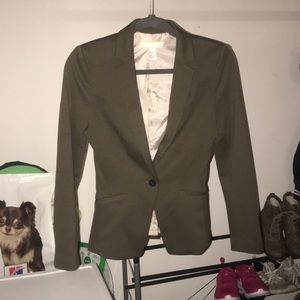 Navy Green Blazer